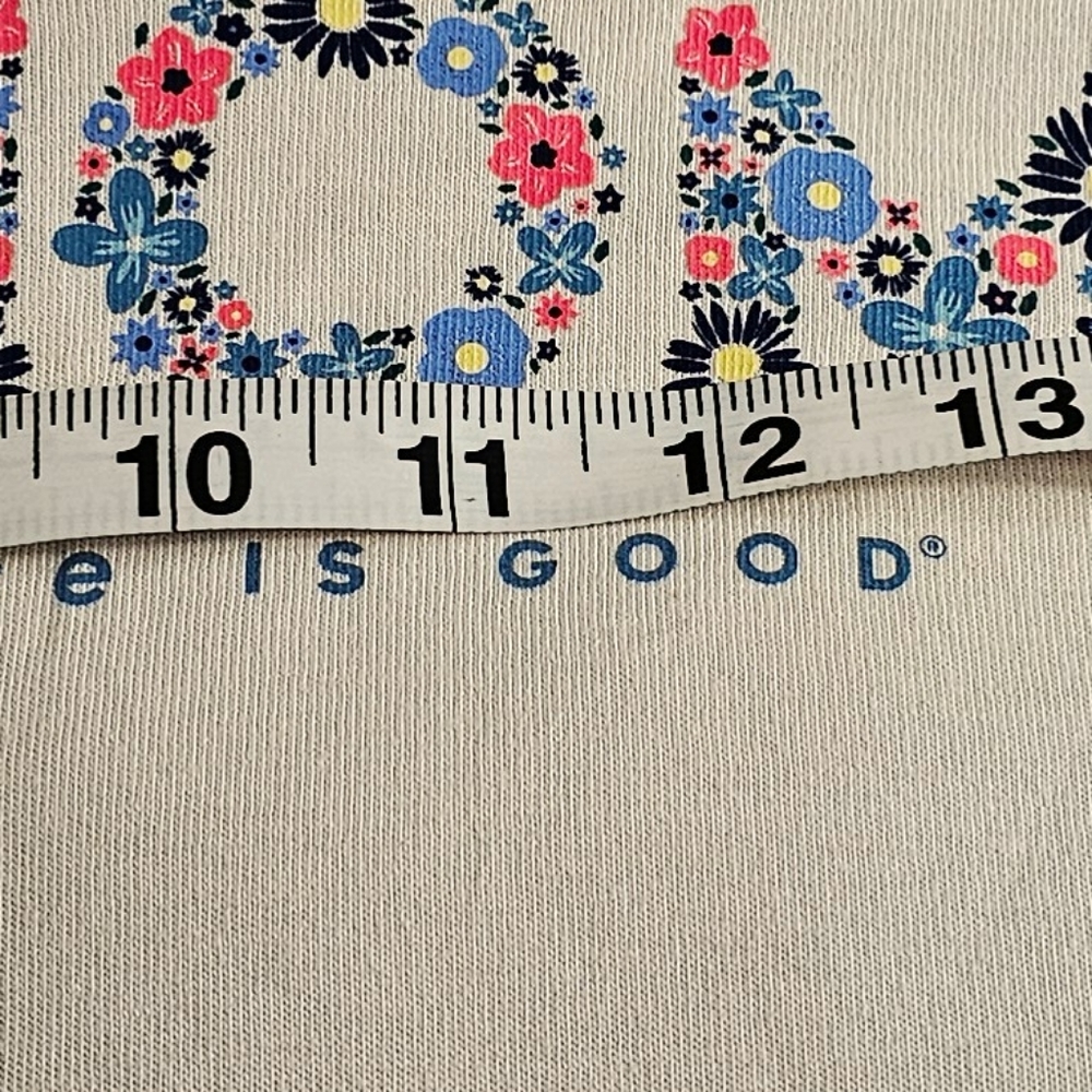 Life is Good wm's V-neck crusher, sz L, cream-colored,  NWT - Picture 4 of 6